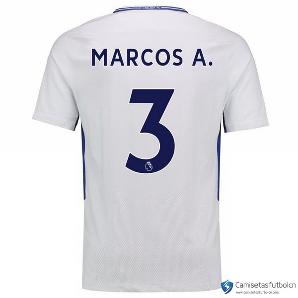 Camiseta Chelsea Segunda equipo Marcos A. 2017-18